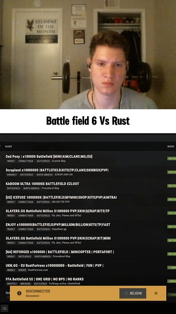 Rust > Battlefeild 6