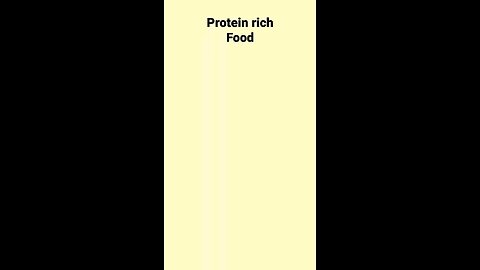protin Rich food