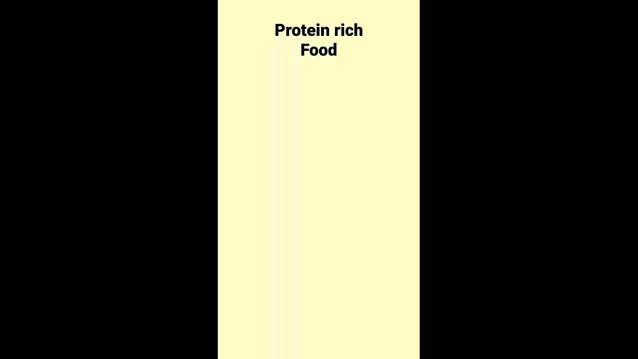 protin Rich food