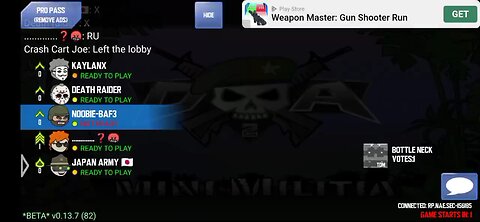 How to play mini militia