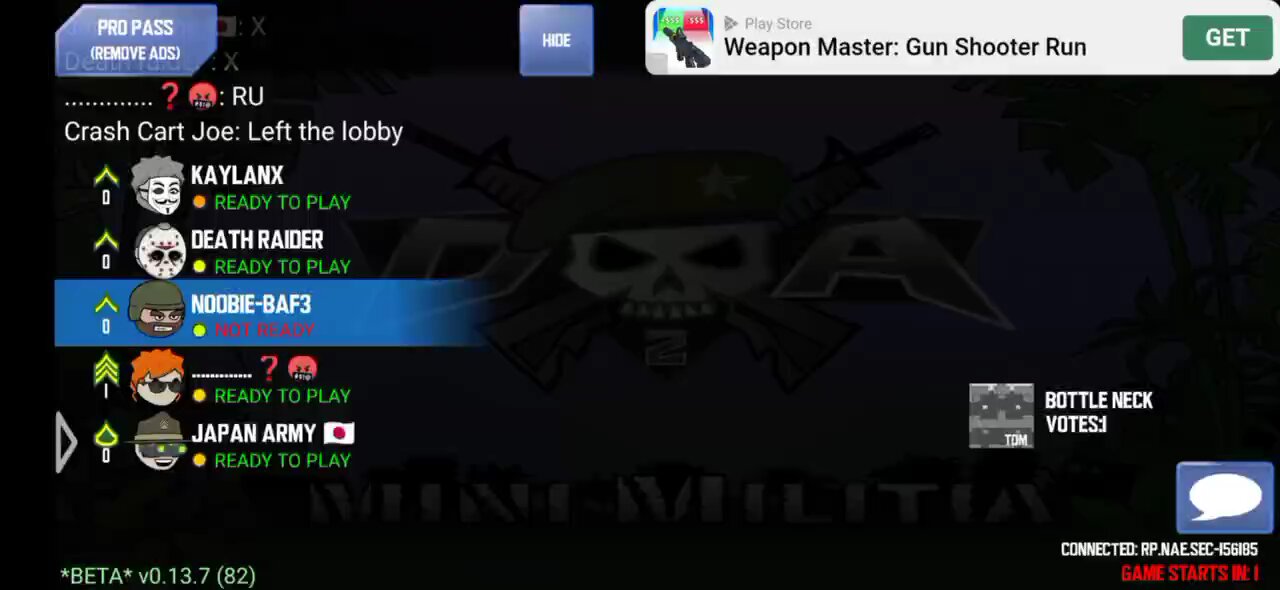 How to play mini militia