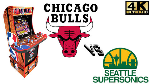 NBA JAM - Arcade - Chicago Bulls vs. Seattle SuperSonics
