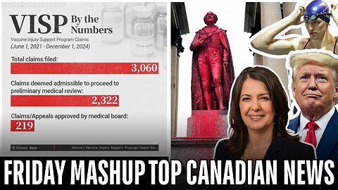 Vaccine Injury Crisis, Trump Trade, Bomb Threats, Alberta Police, John A McDonald & Lia Thomas