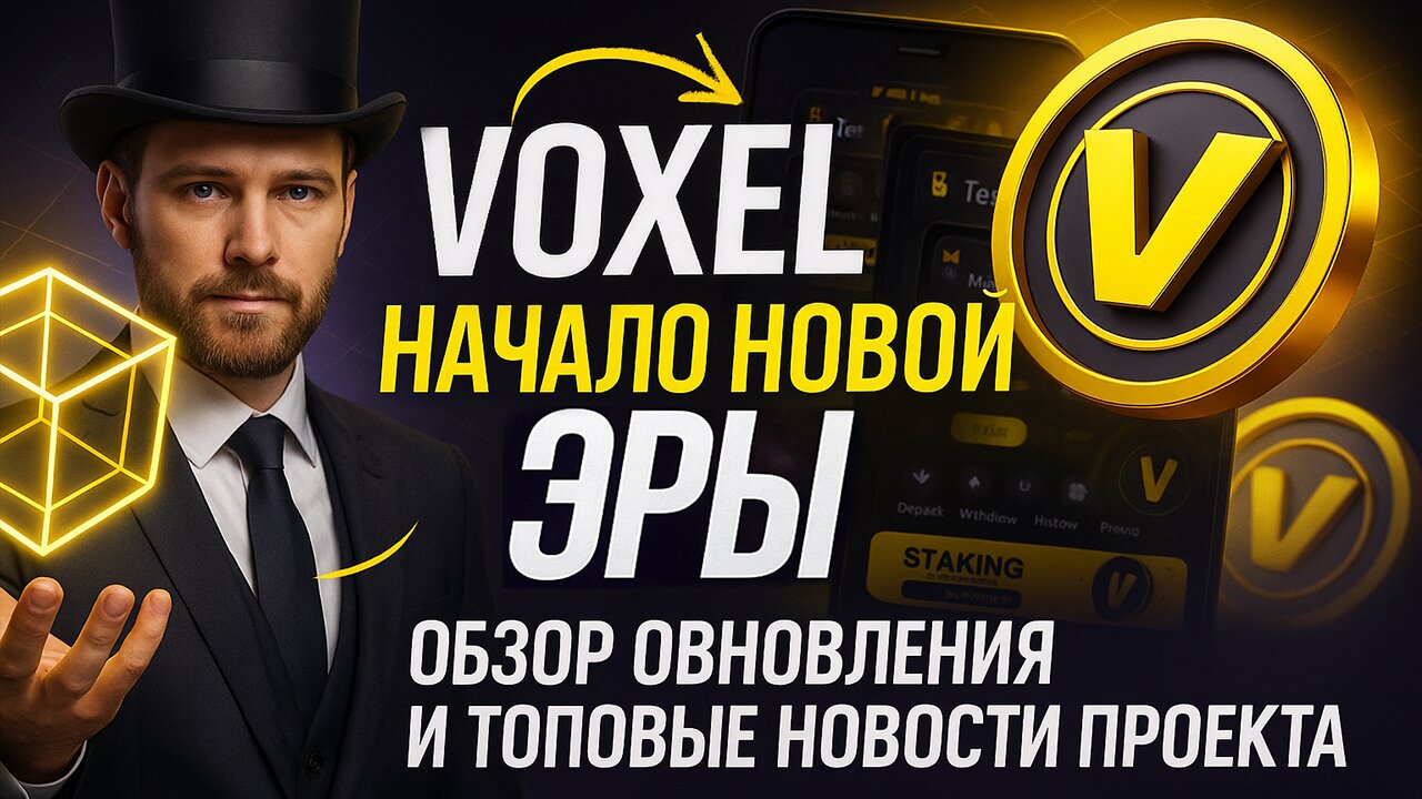 VOXEL начало новой эры в криптовалюте, обновление и что нас ждет.