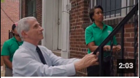 "2021: Fauci & DC Mayor Bowser Halted While Promoting Vaccinations Door-to-Door"