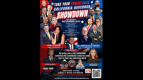 Take Our CA Back Governor Showdown