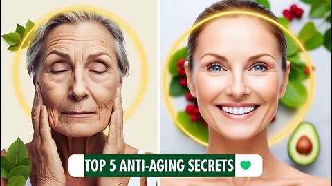 Top 5 Anti-Aging Secrets: Foods, Supplements & Exercises That Actually Work! 🌿💪
