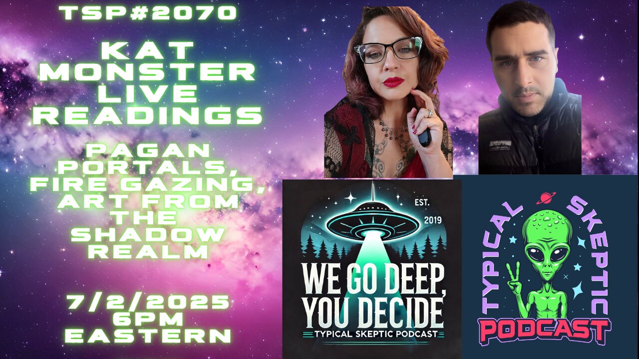 🎙️ TSP #2070 – Kat Monster: Live Readings, Ancestral Fire, Pagan Portals, & Art