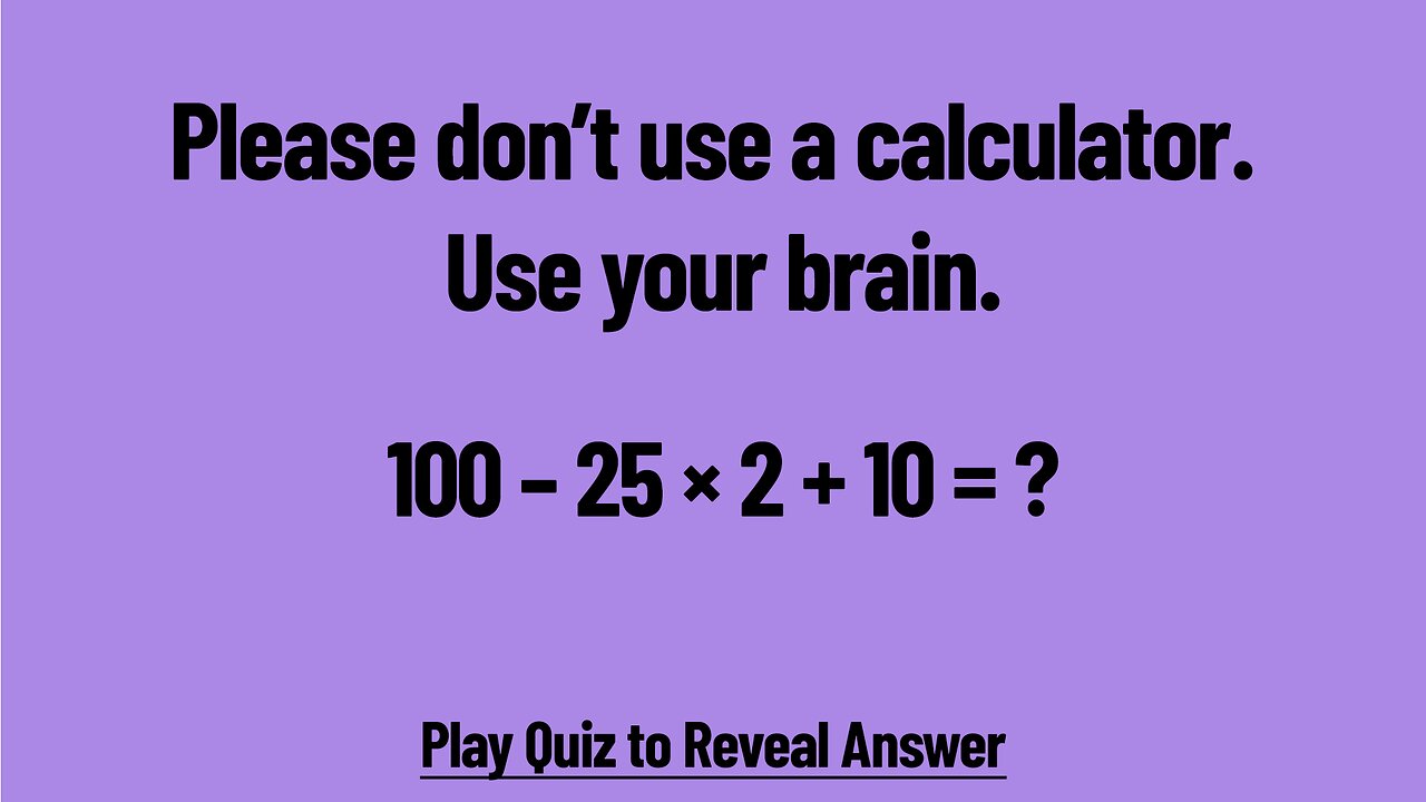 General Knowledge Quiz