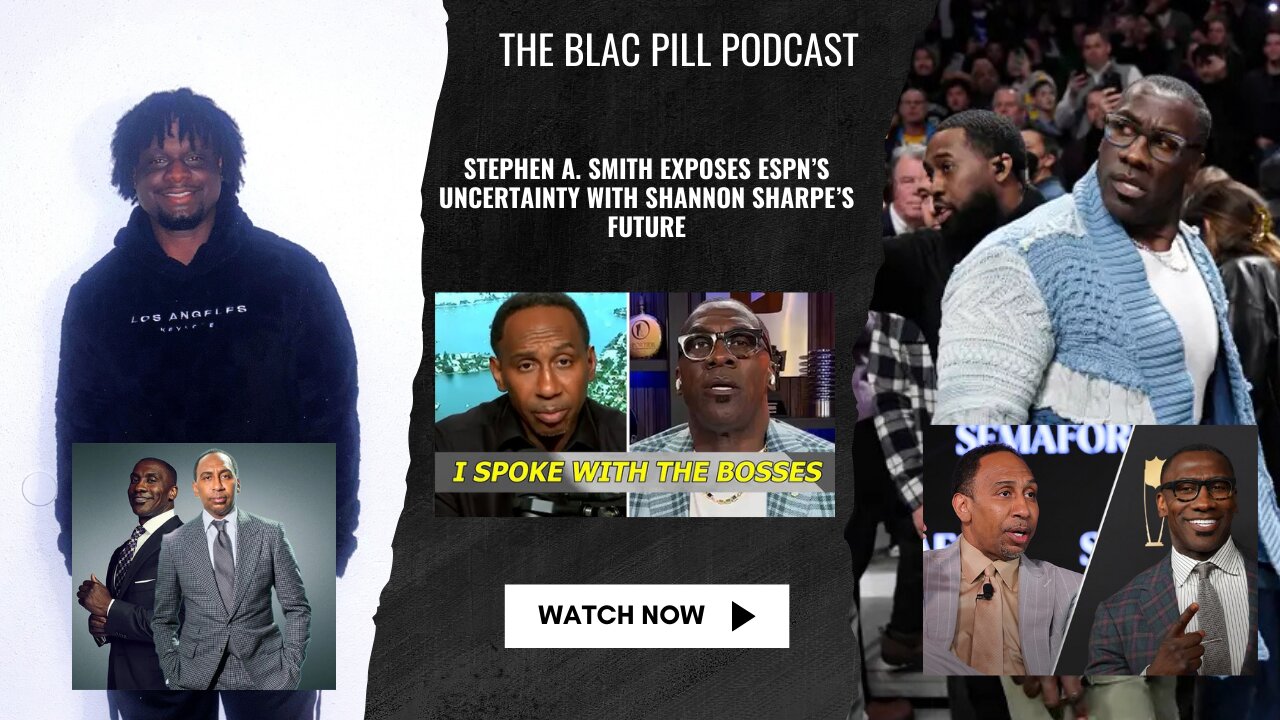 Stephen A. Smith Exposes ESPN’s Uncertainty Over Shannon Sharpe’s Future Amid $50M Lawsuit