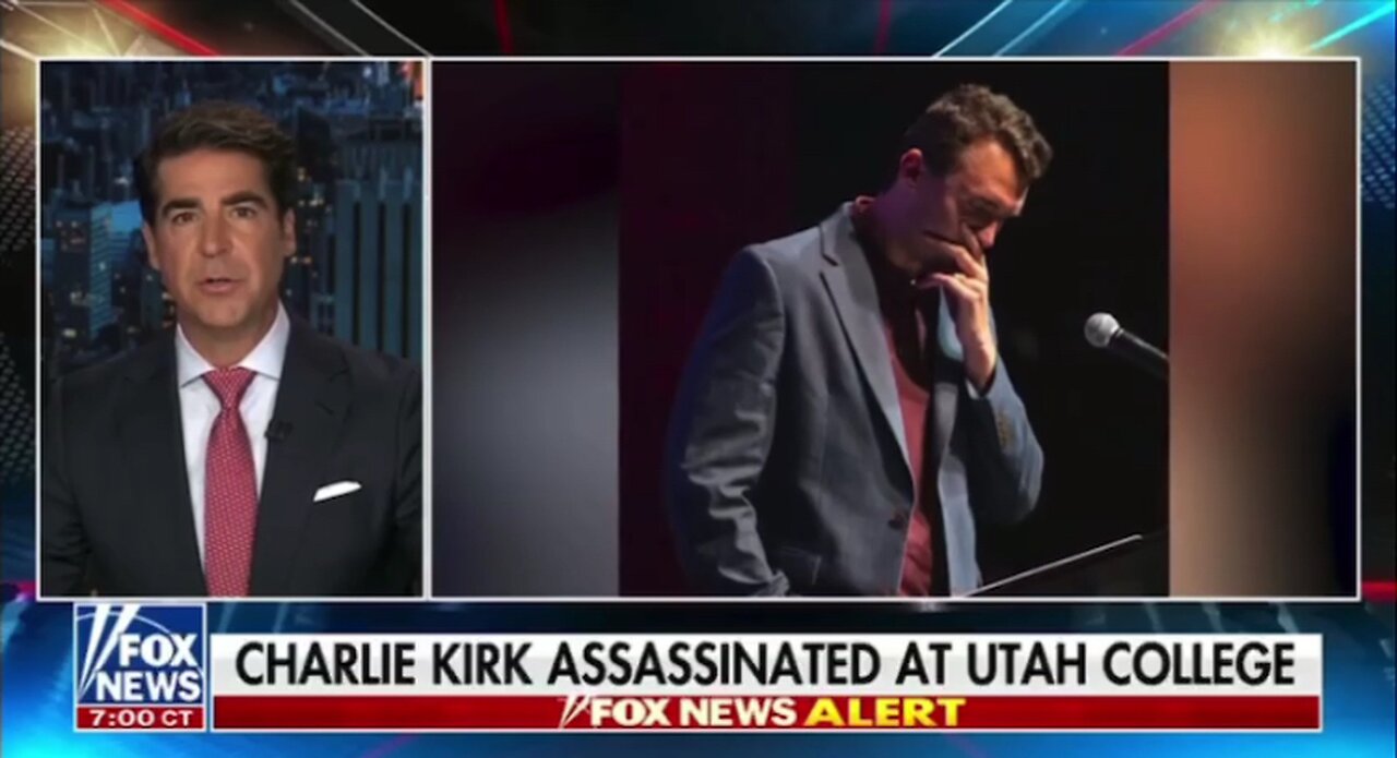 Jesse Watters Covers Charlie Kirk Assassination