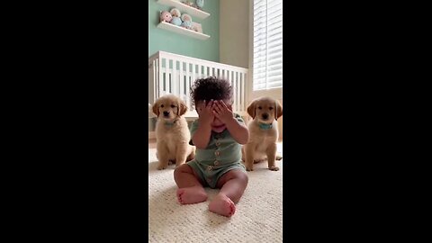 Baby Laughs With Dog — Too Cute to Handle! 😂🐕👶” #BabyLaugh #DogLover #CuteAnimals