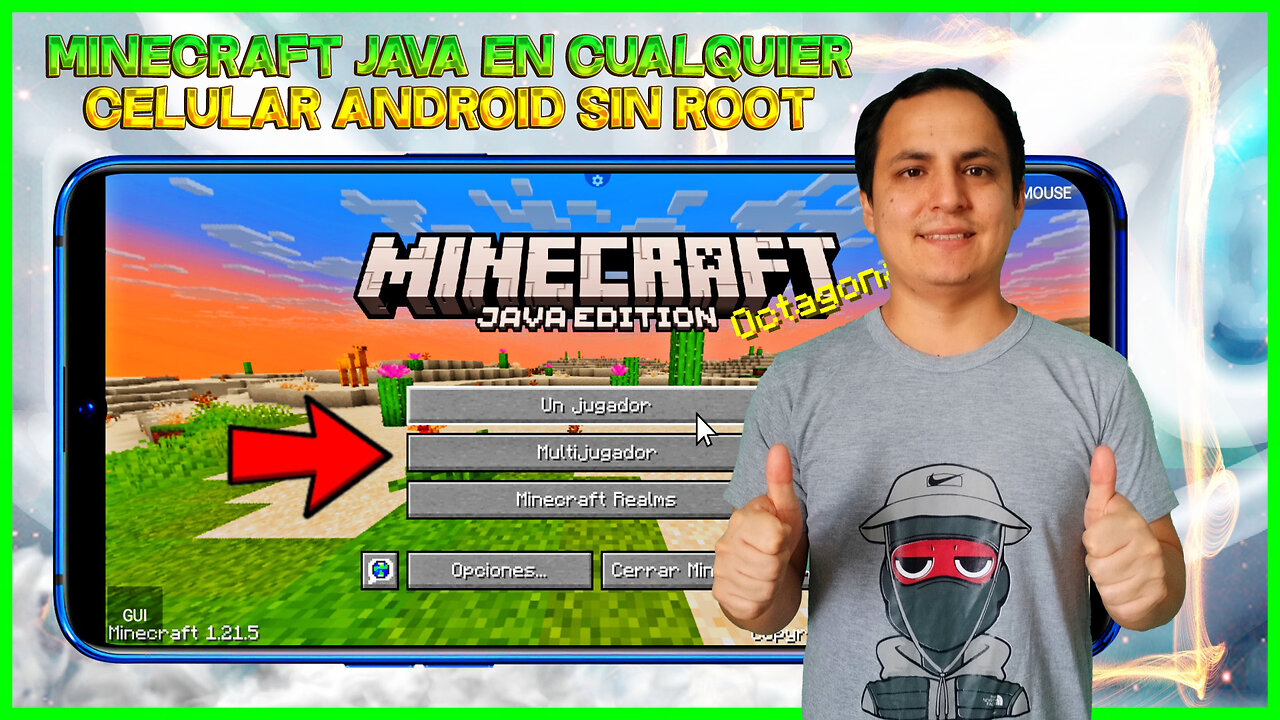 COMO JUGAR MINECRAFT JAVA en ANDROID 2025 📱¡Funciona en CUALQUIER CELULAR!