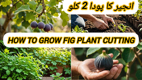 HOW TO GROW FIG PLANTS CUTTING AND CARE TIPS INJEER