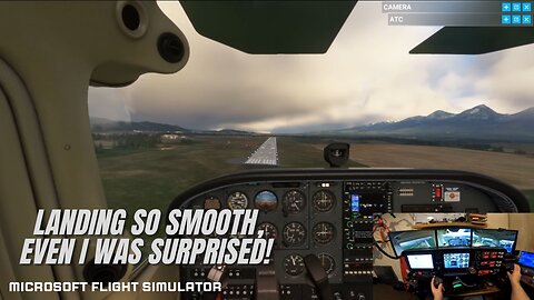 🌪️ Wild Winds, Perfect Landing 💥 | MSFS 2020 Virtual Cessna 172 Over Slovakia’s Peaks ✈️