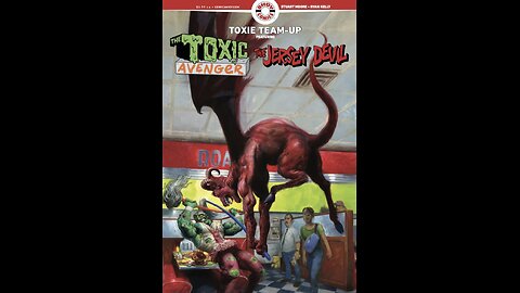 Toxie Team-Up #2 Ahoy Comics #QuickFlip Comic Book Review Troma Movie