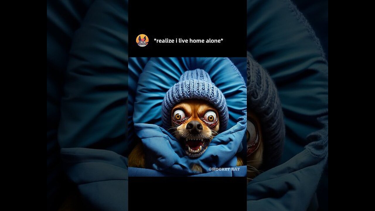 Chihuahua playing video games at 3 AM