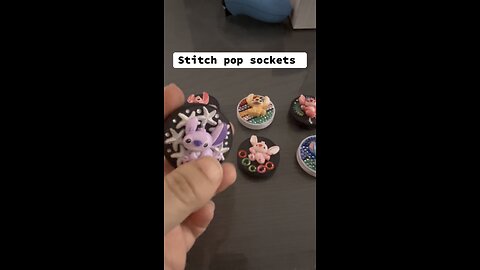 Stitch inspired pop sockets