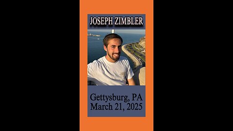 Joseph Zimbler missing from Gettysburg, PA