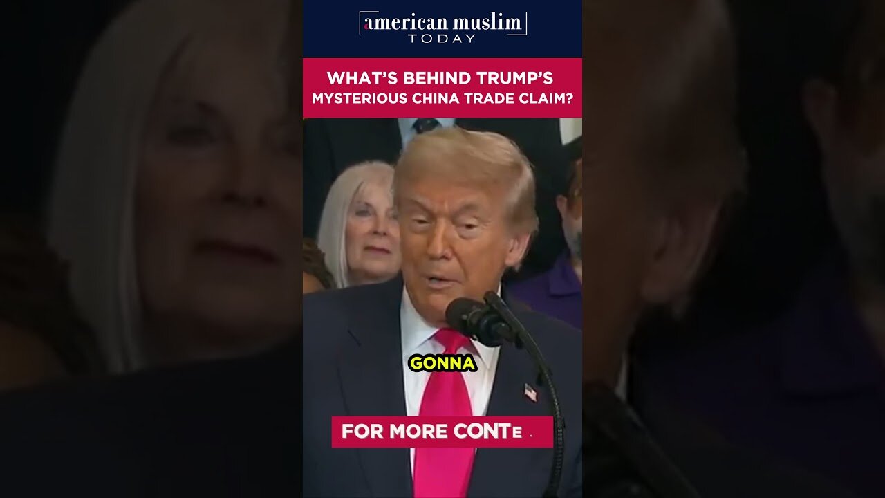 What's behind Trump's mysterious China trade claim?