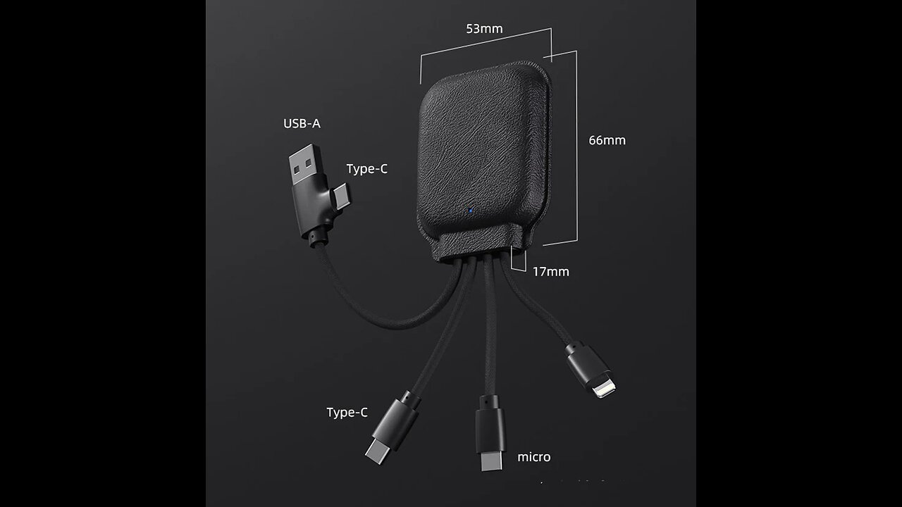 3000mAh Bidirectional Fast Charging 3-in-1 Octopus Power Bank