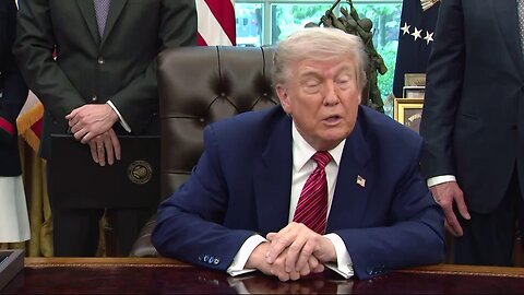 Trump says he's 'not looking' for a tariff deal with the EU
