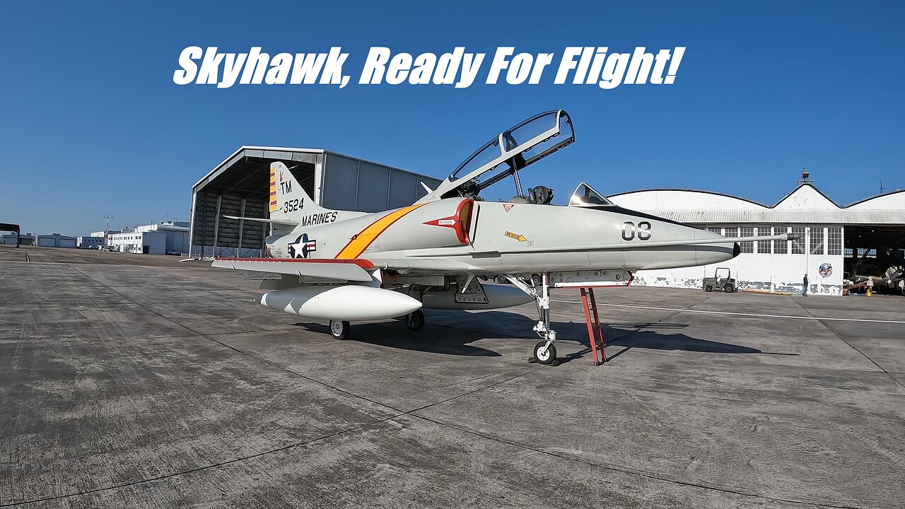 A-4 Skyhawk and Big Round Engines!