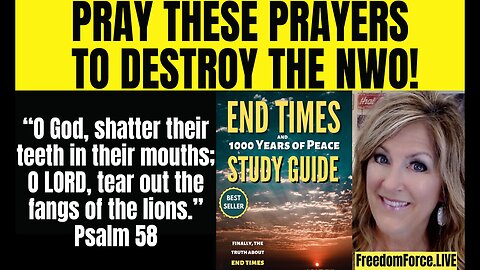 PRAYER TO DESTROY THE NWO - LIVE Sat 6/7/25