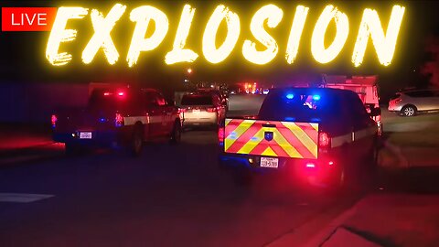 LIVE🔴 House EXPLOSION in Leander, TX – Massive Fire & Police Response