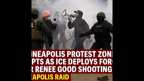 Minneapolis Protest Zone Erupts as ICE Deploys Force Near Renee Good Shooting Site