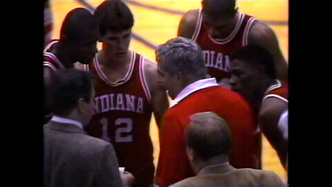 January 12, 1987 - College Basketball : Indiana University at Michigan