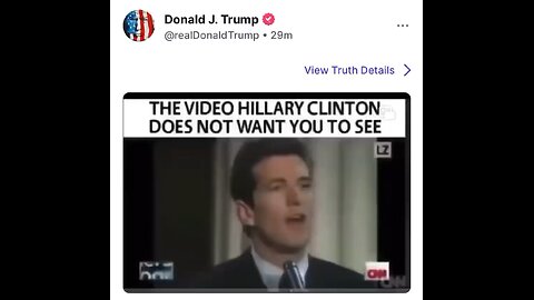 Trump Just Truthed The Video Killary Doesn’t Want Seen