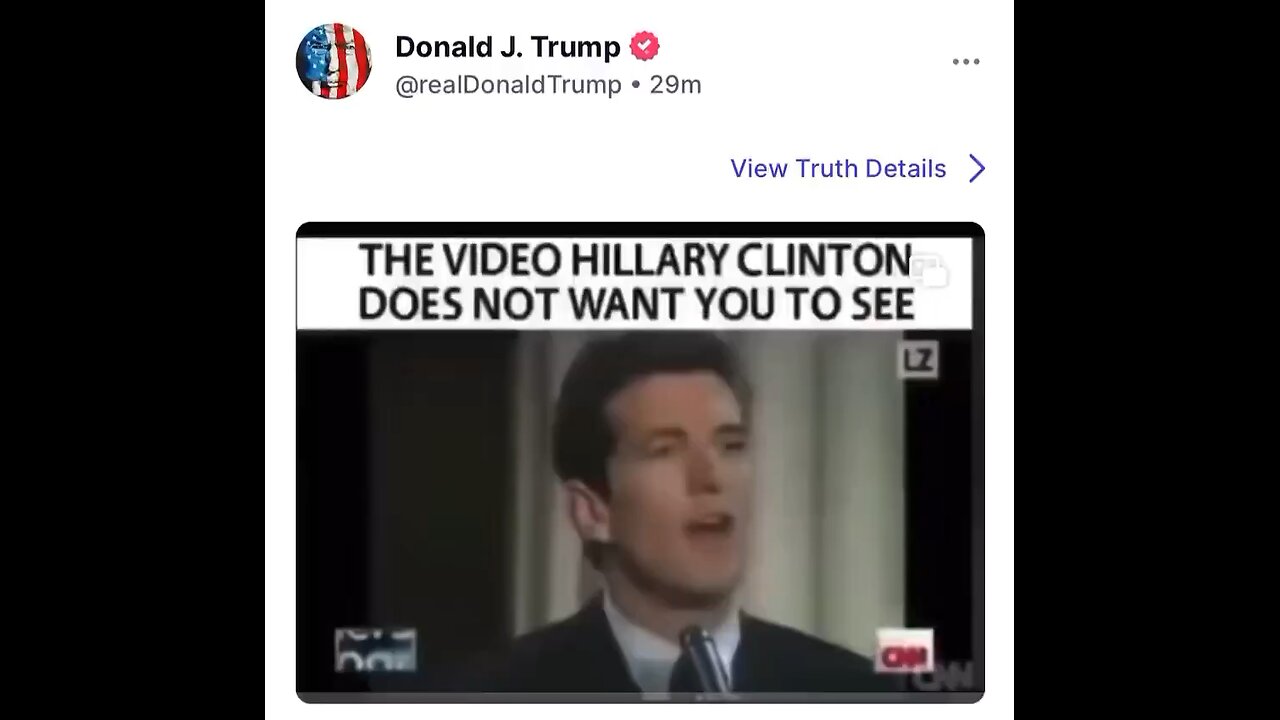Trump Just Truthed The Video Killary Doesn’t Want Seen