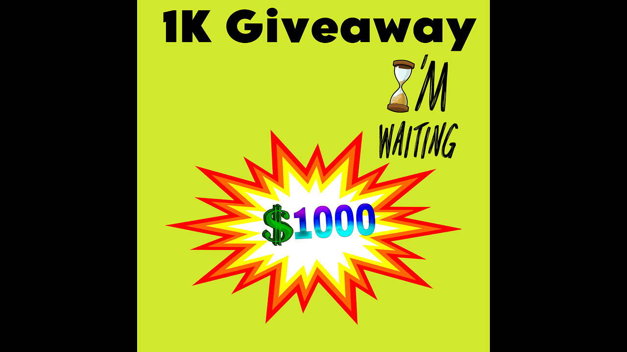 1K Subscriber $1000 Giveaway [2023]