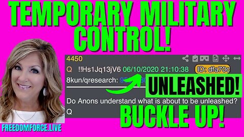 Temporary Military Control Unleashed? Tues 6-10-25 6PM CST