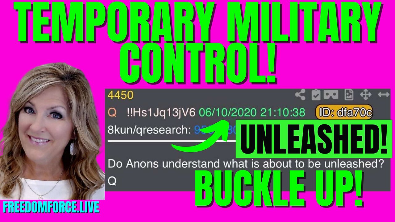 Temporary Military Control Unleashed? Tues 6-10-25 6PM CST