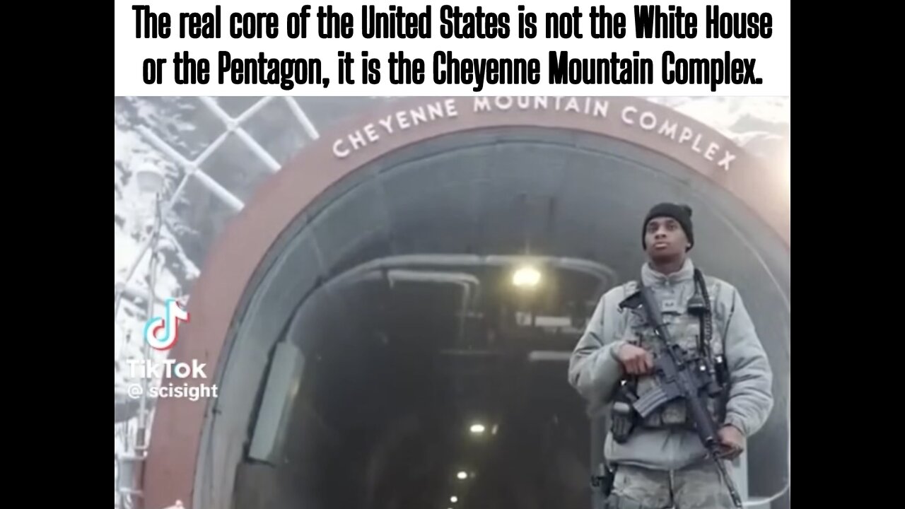 Cheyenne Mountain Underground Military Base - shielded by 500 meters of solid Granite
