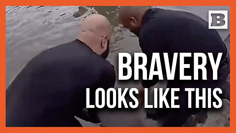 No Hesitation: Officers Dive Into Freezing River to Save Life