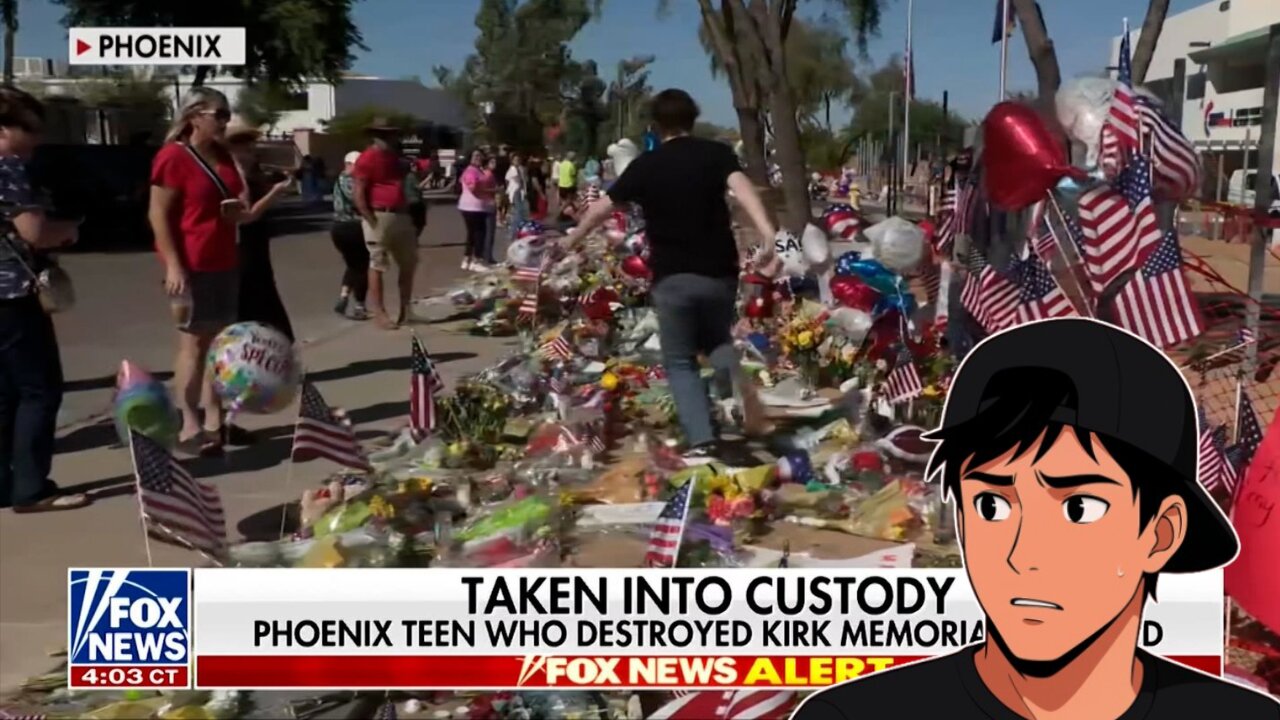 Charlie Kirk Memorial Destroyed