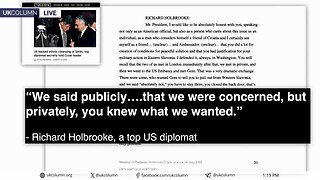 30 Years On, the US Hand in Serb Ethnic Cleansing Comes Into Focus | UK Column News