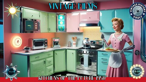 Vintage Films Kitchens of the 1950's.