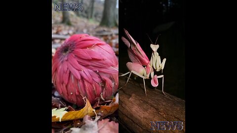 Seeing the two insects, it feels like two flowers have bloomed. News News