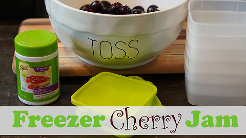 Homemade Cherry Freezer Jam Recipe