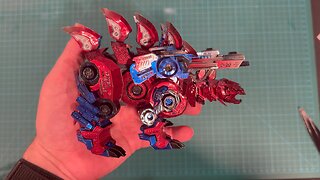 Microworld Mechanical Stegasaurus Part 2 #microworld #stegosaurus #metalmodels