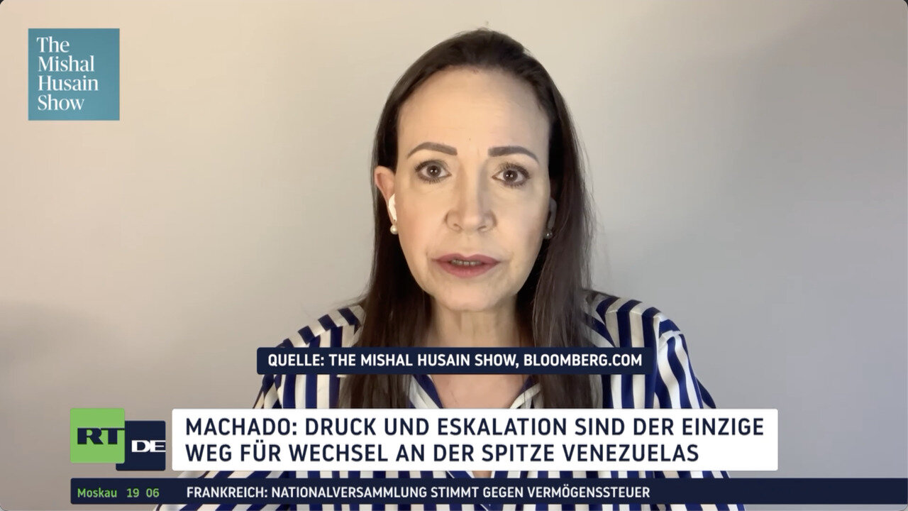 Oppositionsführerin Machado sorgt mit Aufruf zu US-Eingriff für Empörung