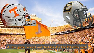 The Vols get a nice warm up game this week against ETSU