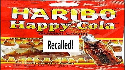Haribo recalls cola candy