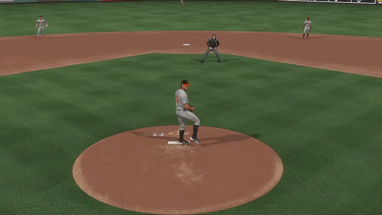 Pitcher drilled by line drive