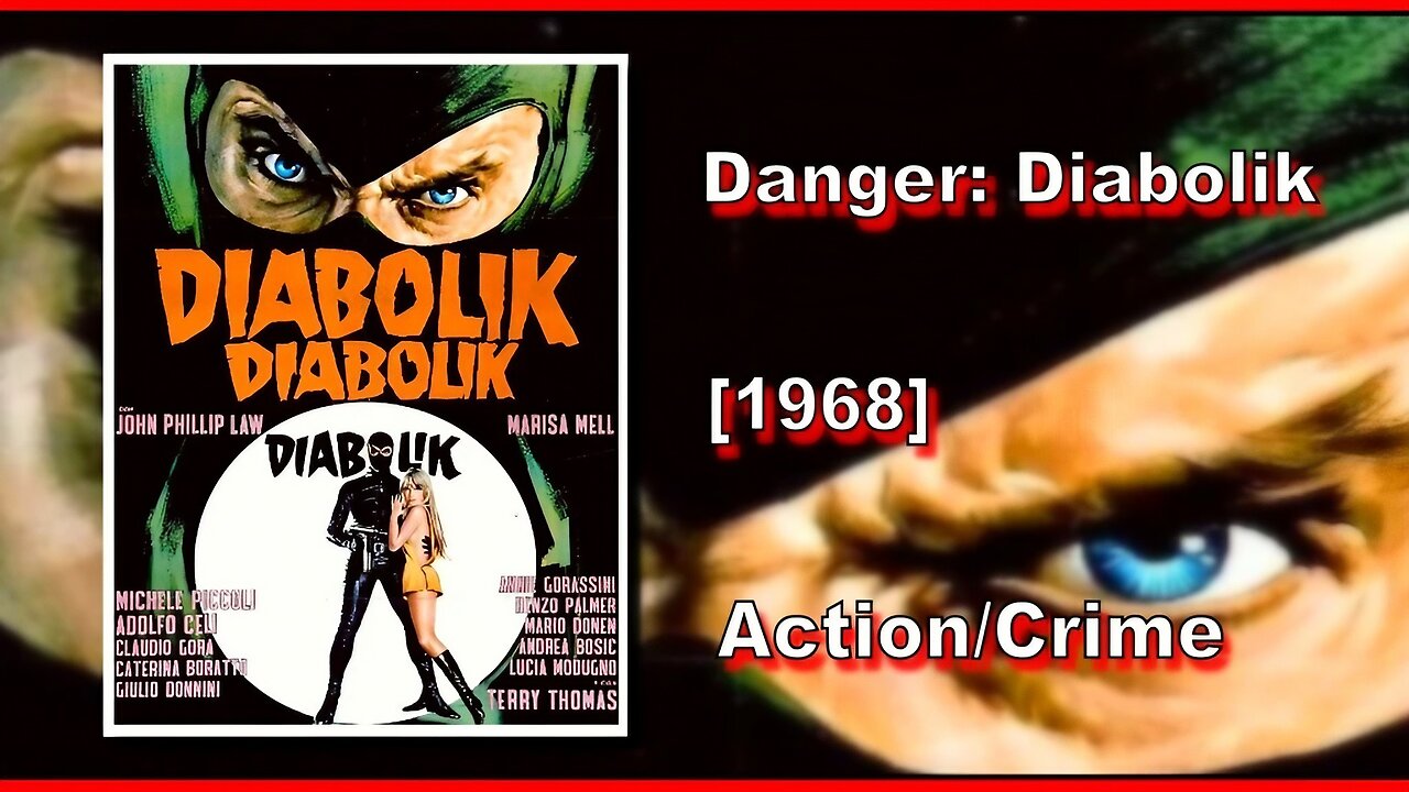 Danger: Diabolik (1968) | ACTION/CRIME | FULL MOVIE