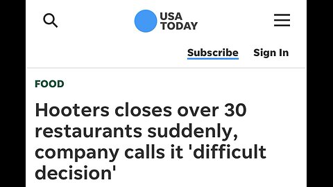 Hooters closes over 30 stores